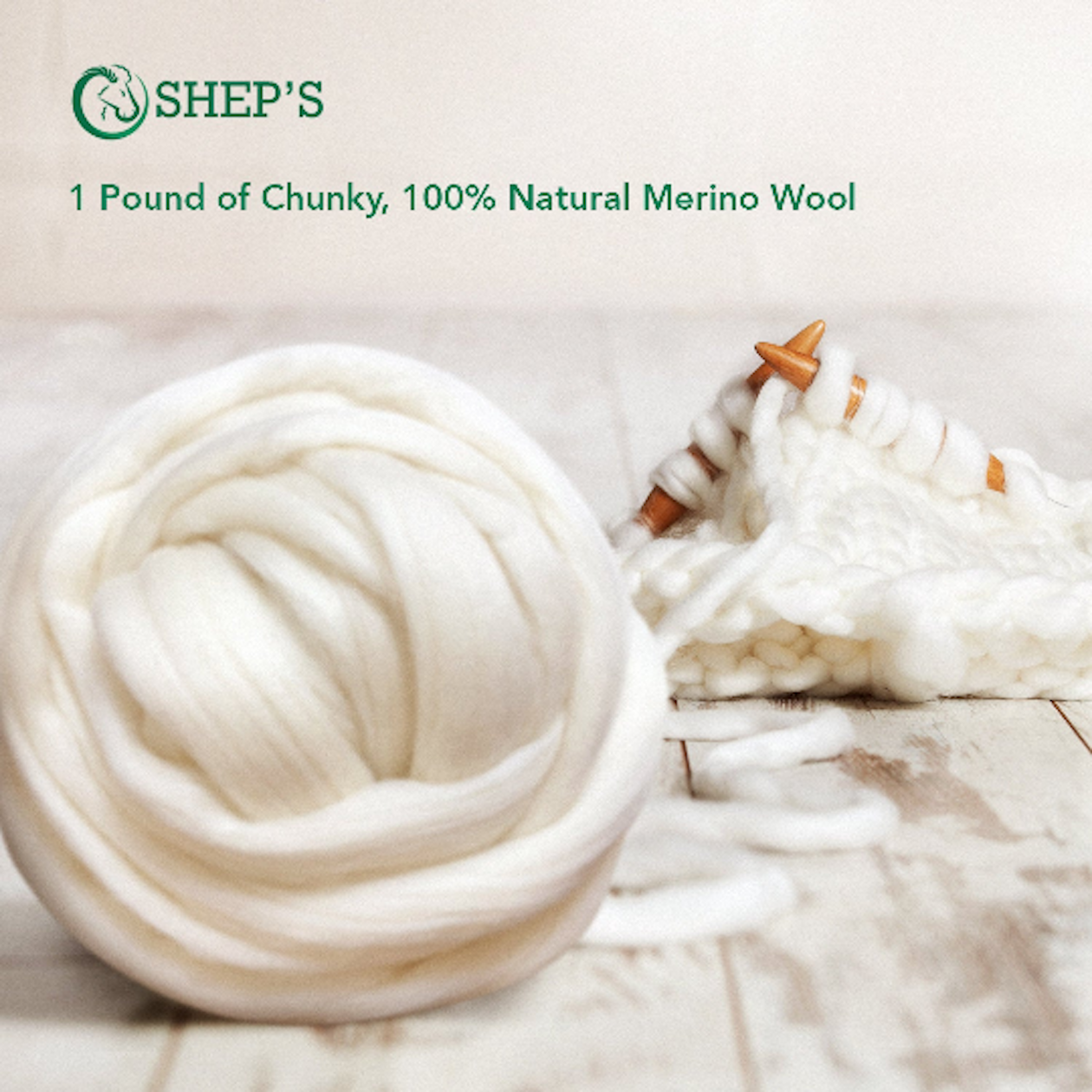 10 lbs Pounds White Wool Top Roving Fiber Spinning, Make Your Own- Felting Crafts Large Chunky (Arm or PVC) Knit Throw Blanket USA -Sale
