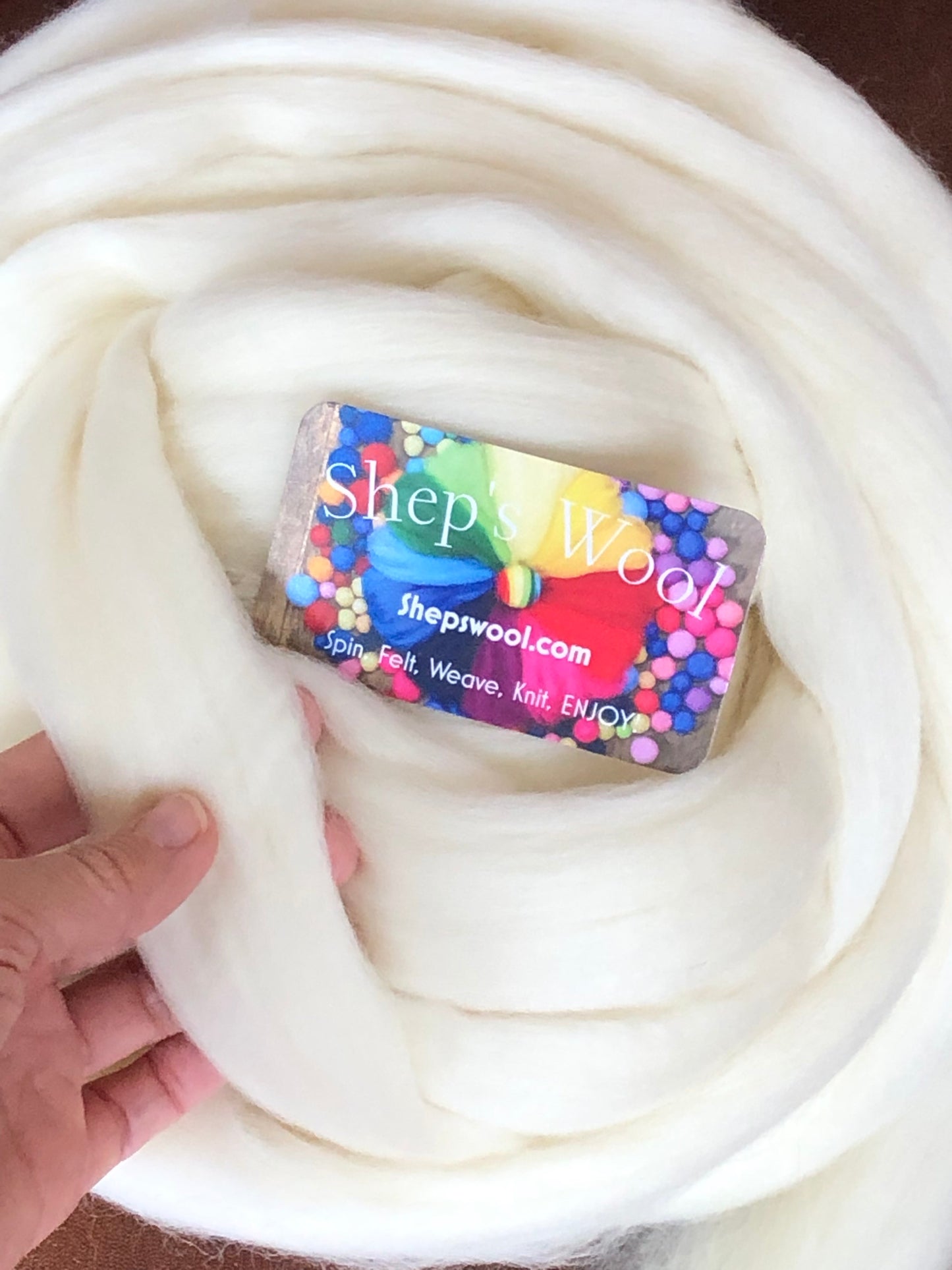 1 lb White Wool Roving,Wool Fiber, Wool Top, Spinning Wool, Felting Wool, Craft Wool, Core Wool Roving by the Pound, felting Wool, Chunky Yarn