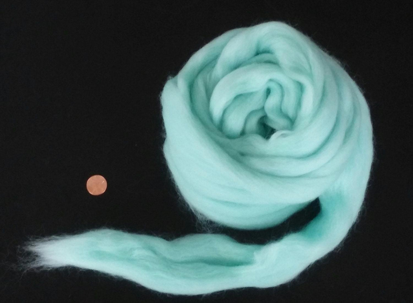 Frozen Blue Merino Wool Roving
