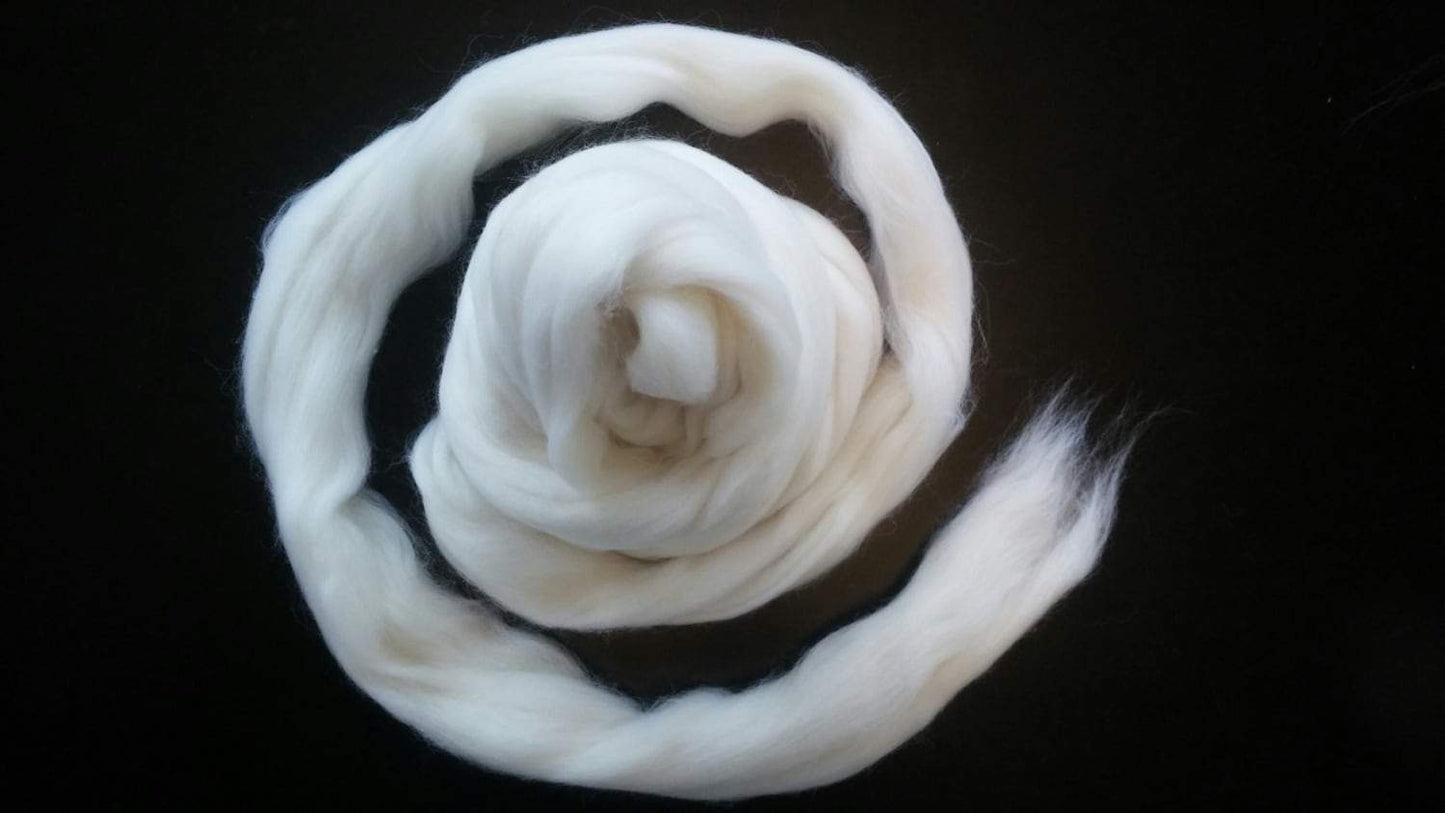 10 lbs Pounds White Wool