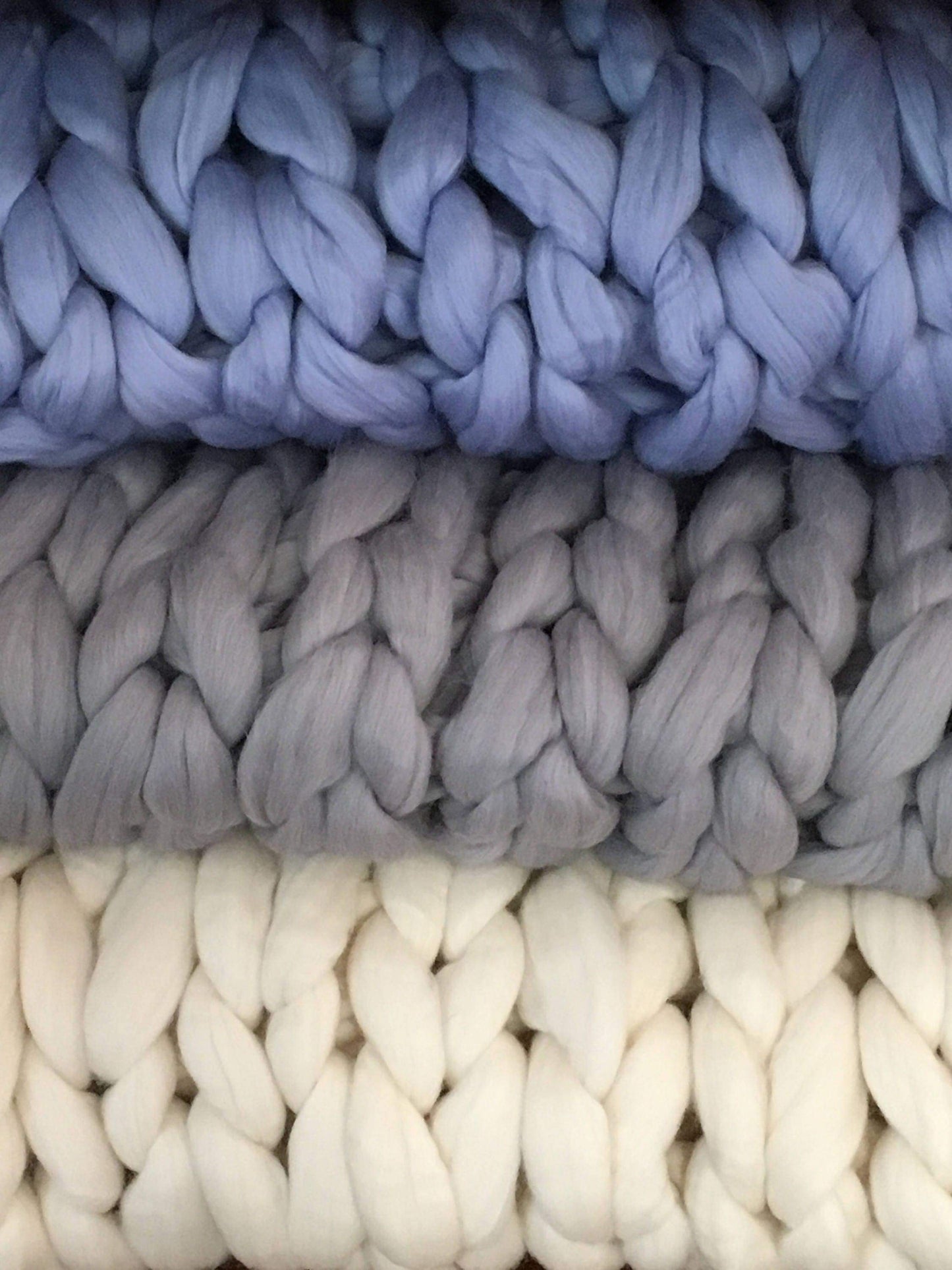 QUEEN Super Chunky Knit Blanket Merino Wool 60"x 80" QUEEN Blanket Giant Knit, Extra Chunky Wool Blanket, Bulky Knit Blanket, Arm Knit Cozy