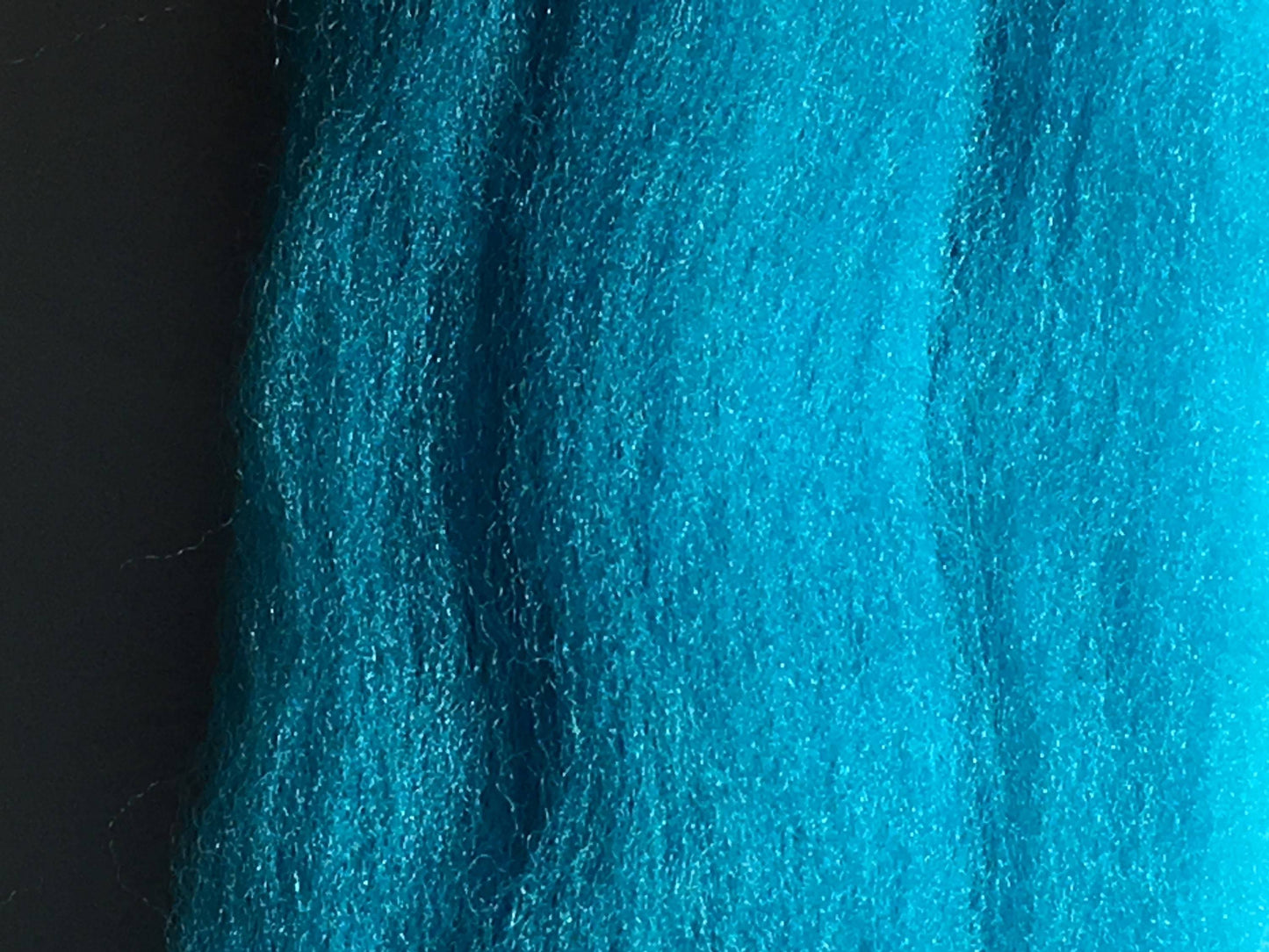 Teal Blue Wool Roving Merino- Spin into Yarn, Needle Felt wet felt, weave, knit, all Crafts, cover soap,tapestry weaving,wool top