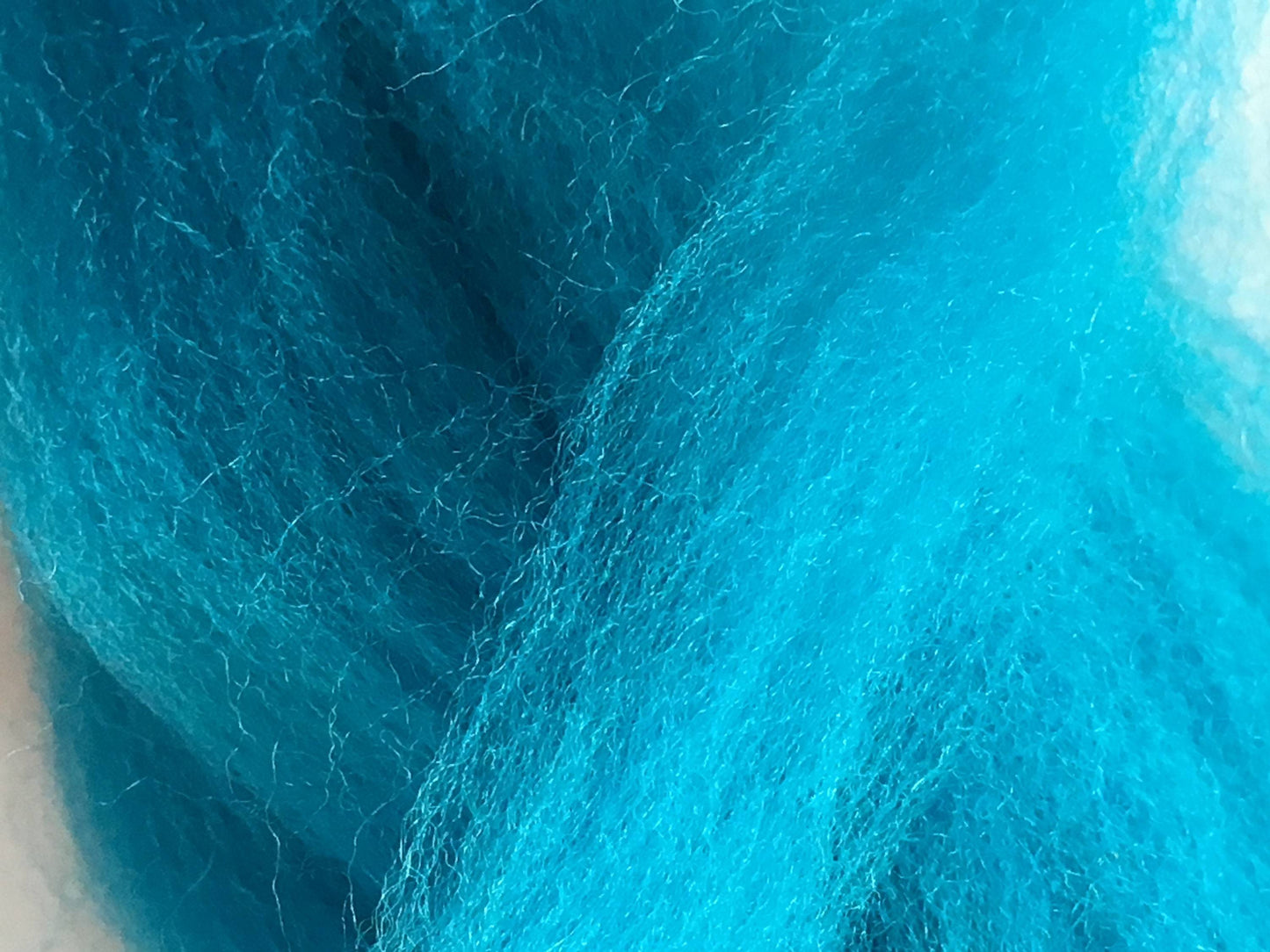 Teal Blue Wool Roving Merino- Spin into Yarn, Needle Felt wet felt, weave, knit, all Crafts, cover soap,tapestry weaving,wool top