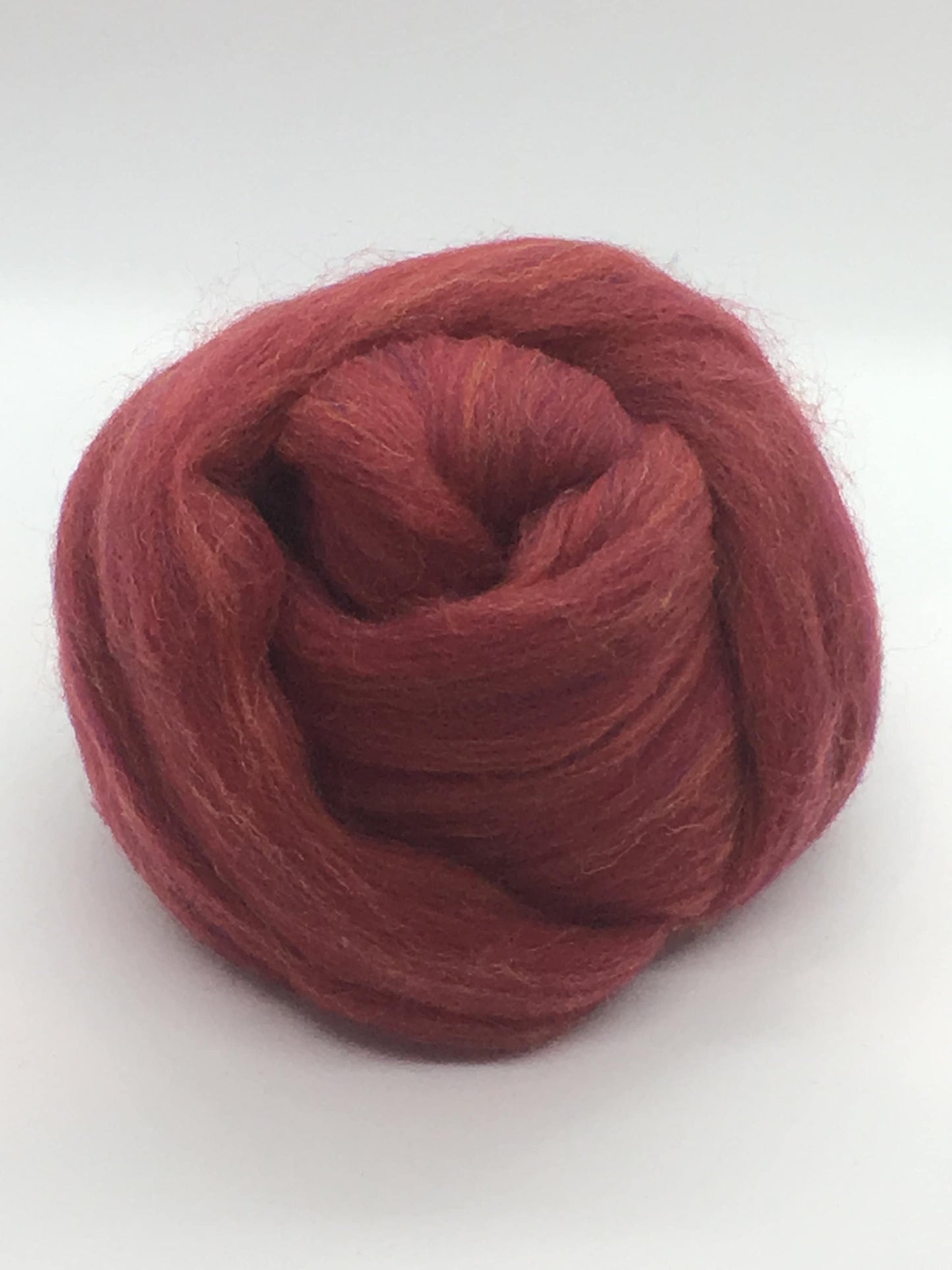 Persian Red Merino Wool Top Roving - Spin into Yarn, Needle Felt wet felt, weave, knit, all Crafts
