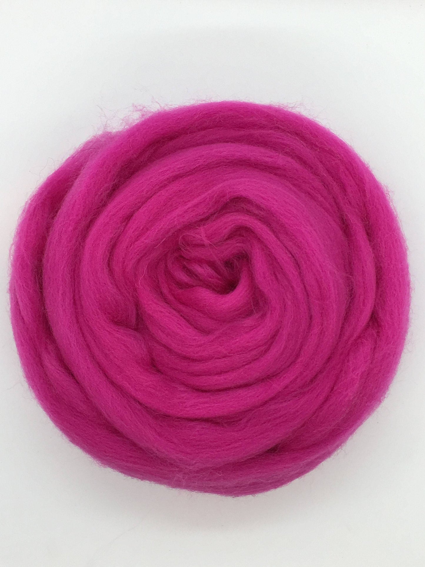 Pink Wool Top Roving