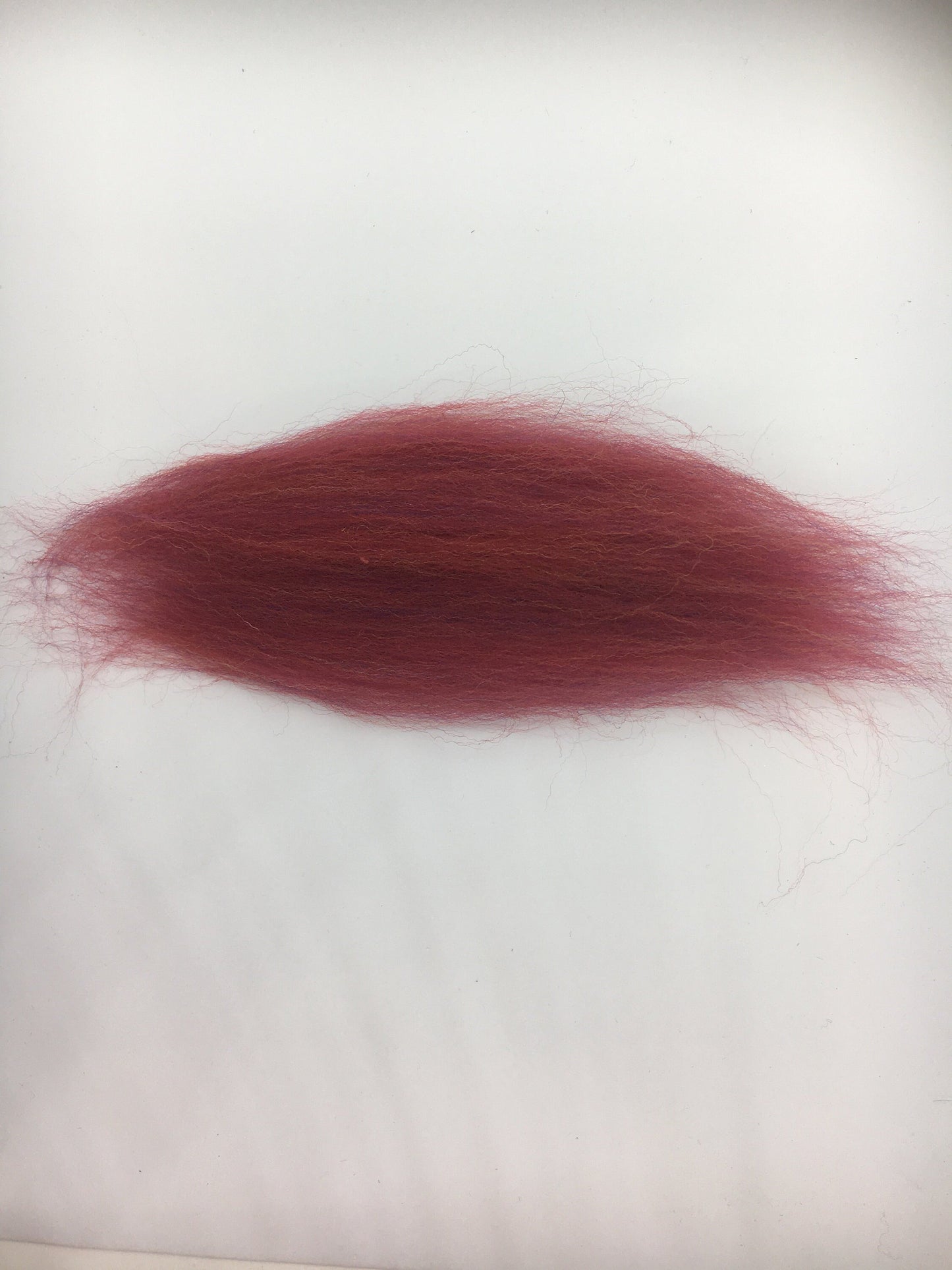 Persian Red Merino Wool Top Roving - Spin into Yarn, Needle Felt wet felt, weave, knit, all Crafts