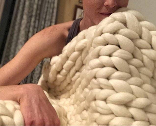 Chunky Knit Blanket