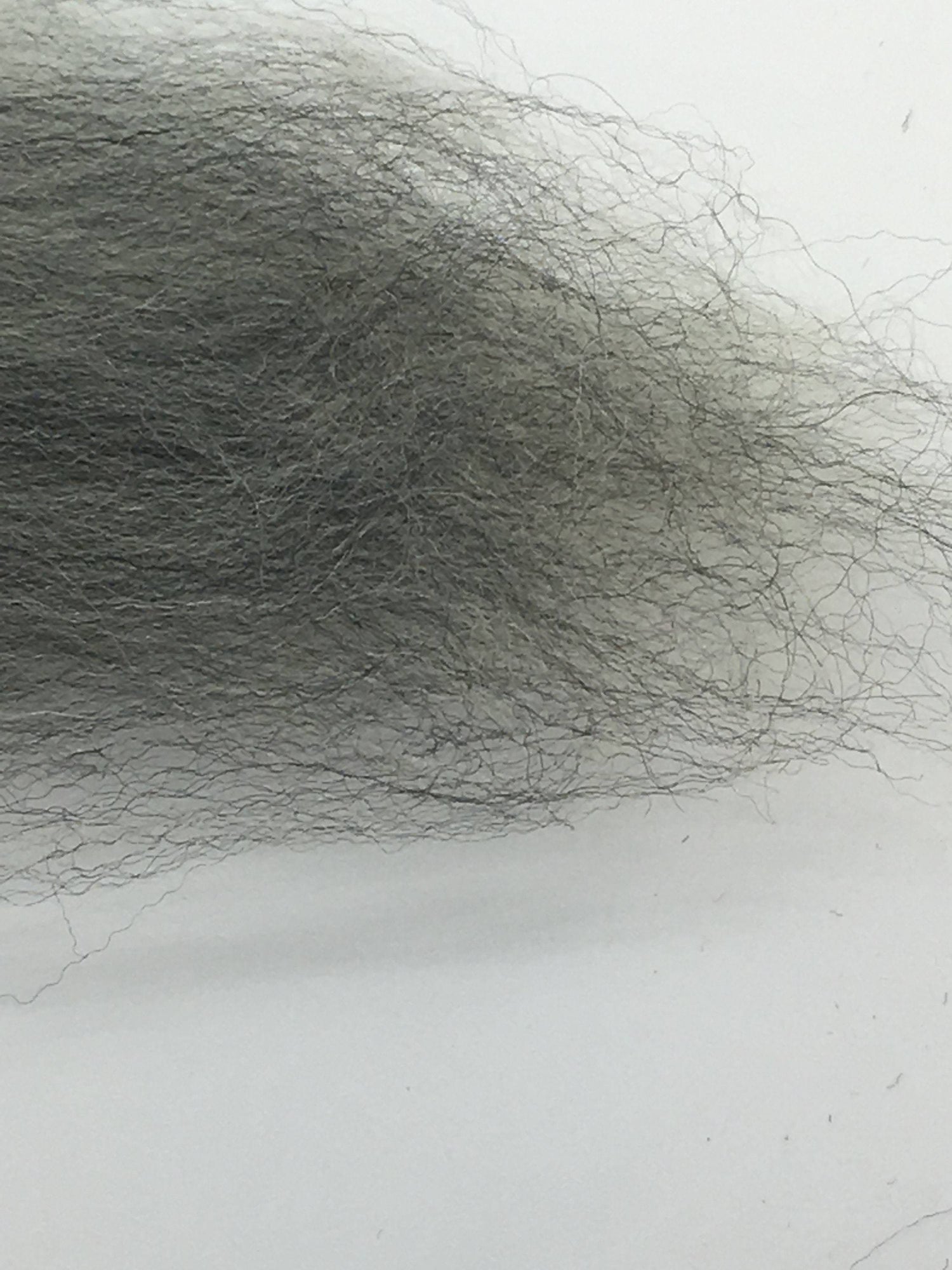 Gray Merino Wool Top Roving