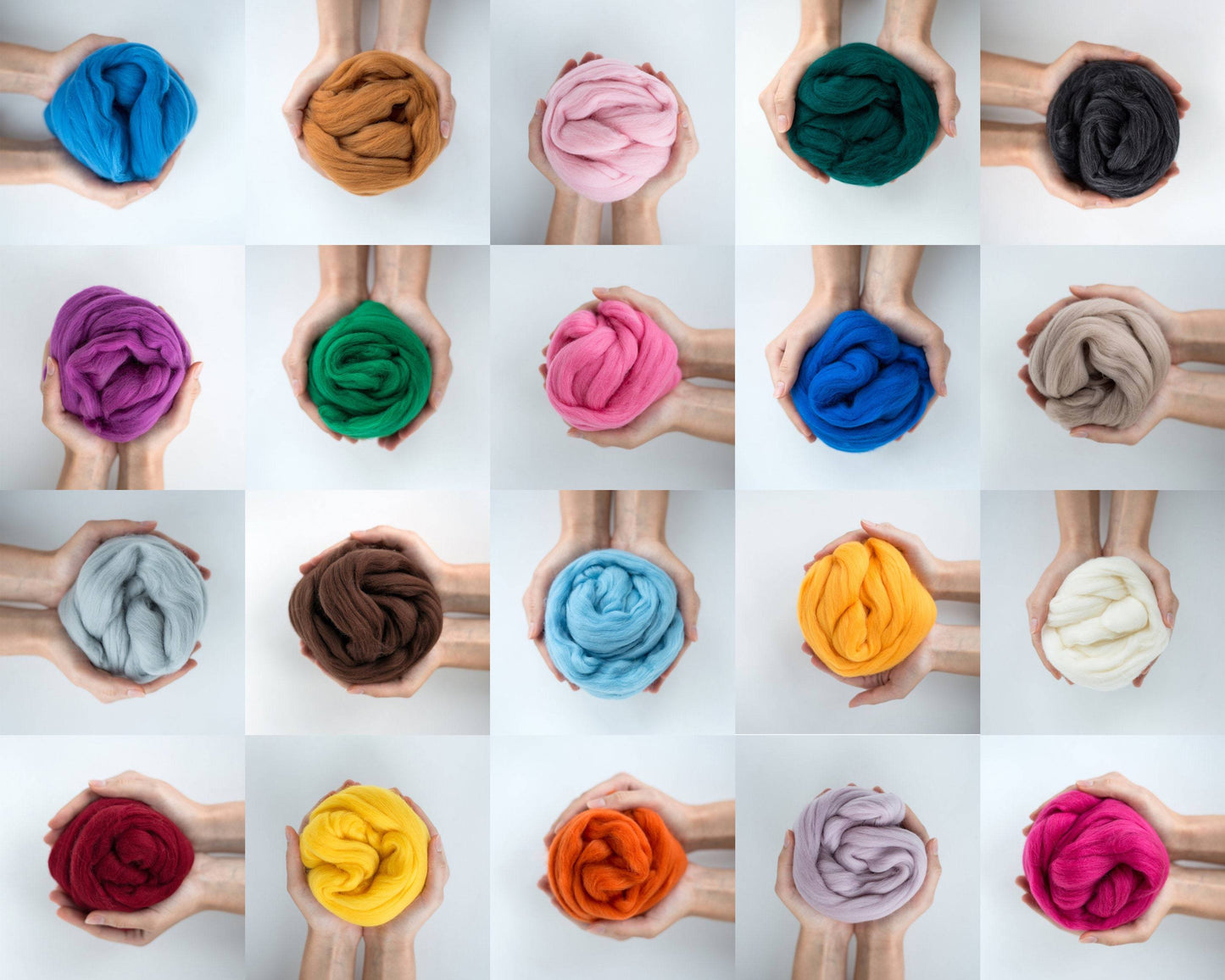 Felting Spinning Wool Roving MYSTERY SURPRISE BAG Merino Soft wool top, Spin, Felt Craft, doll hair, felting supplies, spinning fiber