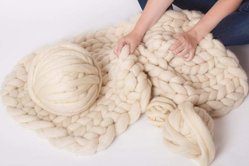 7 lbs Pounds Wool Chunky Yarn, Bulk Chunky Yarn, Wool Roving Fiber Jum