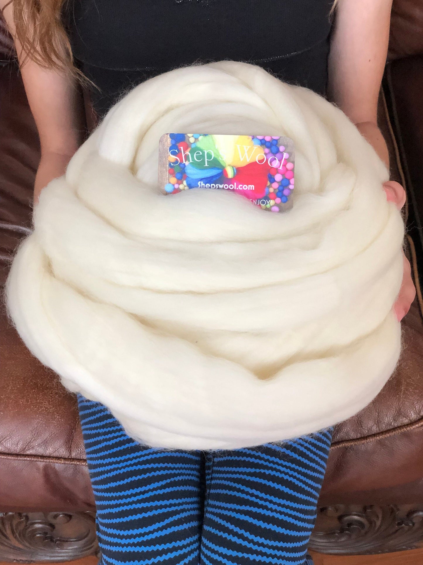 1lb Wool Roving, Wool Roving
