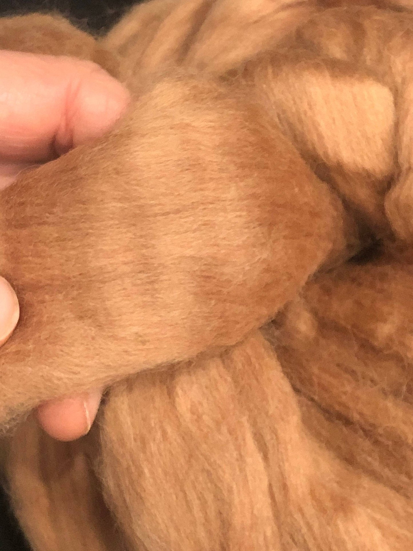 Skin Tone Felting Wool Fawn Tan