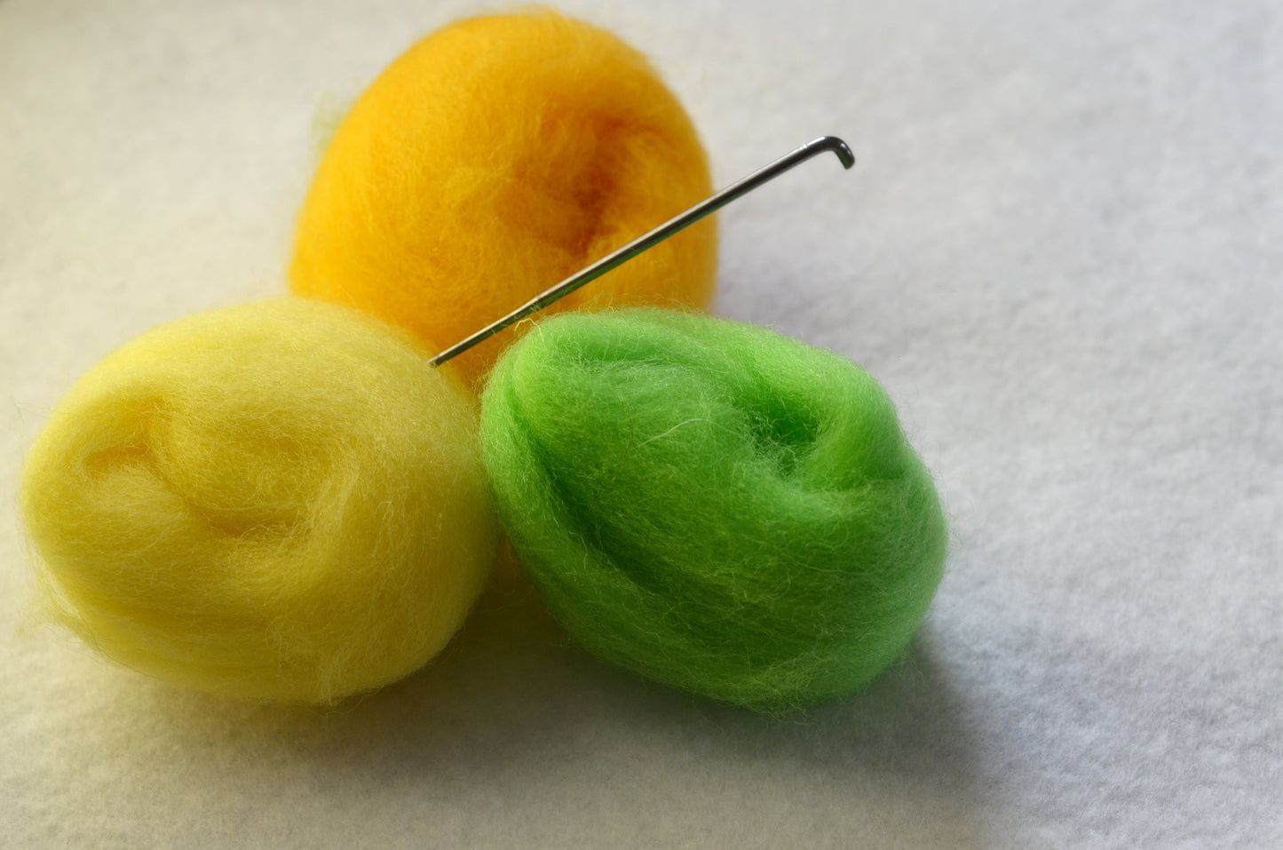 Apple Green Merino Wool Roving