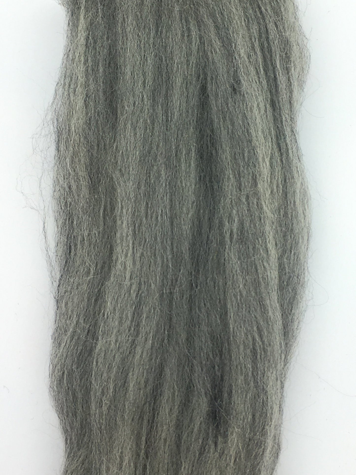 1 lb Gray Wool Roving