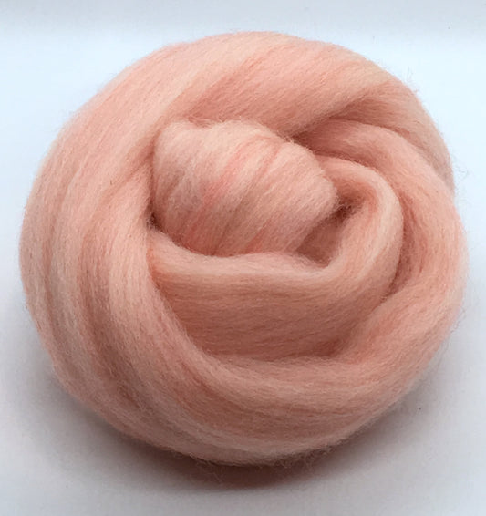 Pink Sands Merino Wool Top Roving