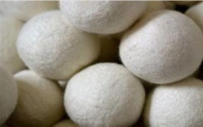 4 Pack Wool Dryer Balls, Natural Laundry Softener