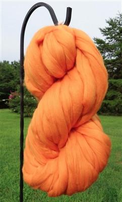 Clementine Orange Merino Wool Roving