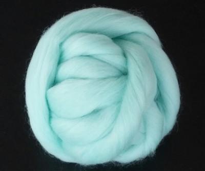 Frozen Blue Wool Top Roving