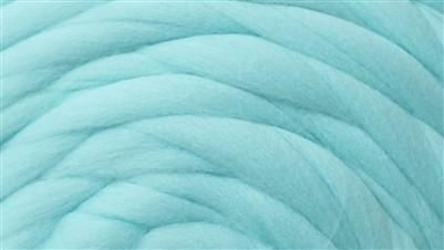 Frozen Blue Wool Top Roving