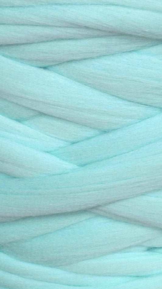 Merino Robins Egg Blue Wool Top Roving
