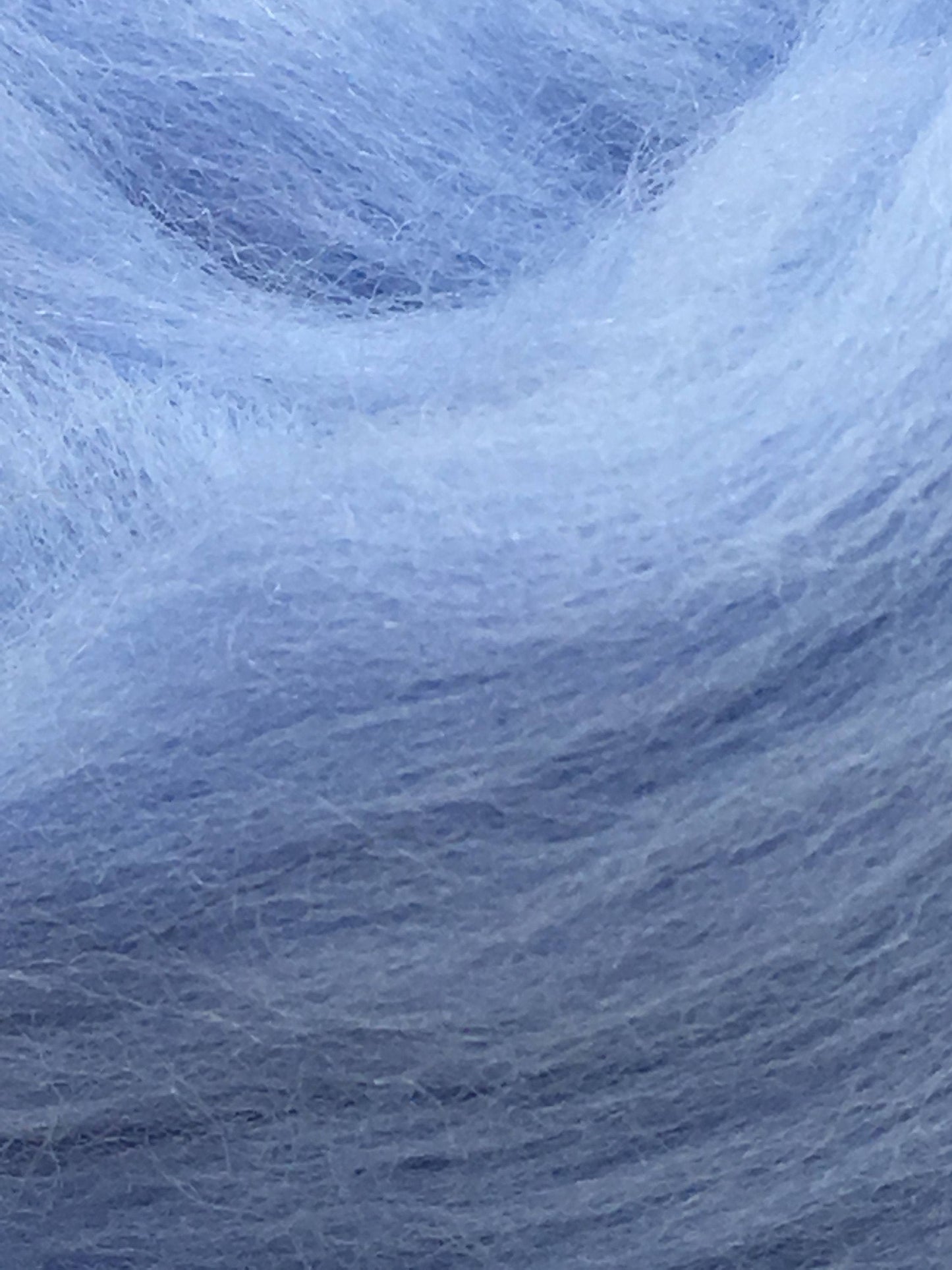 Baby Blue Merino Wool Top Roving