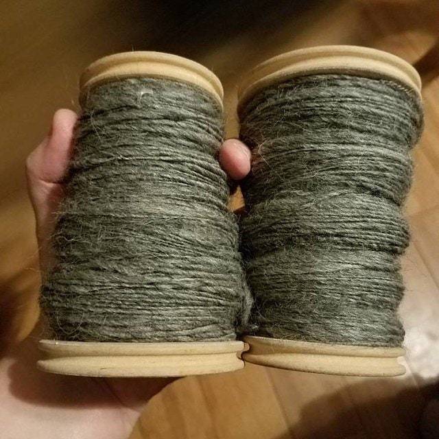 Gray Merino Wool Top Roving