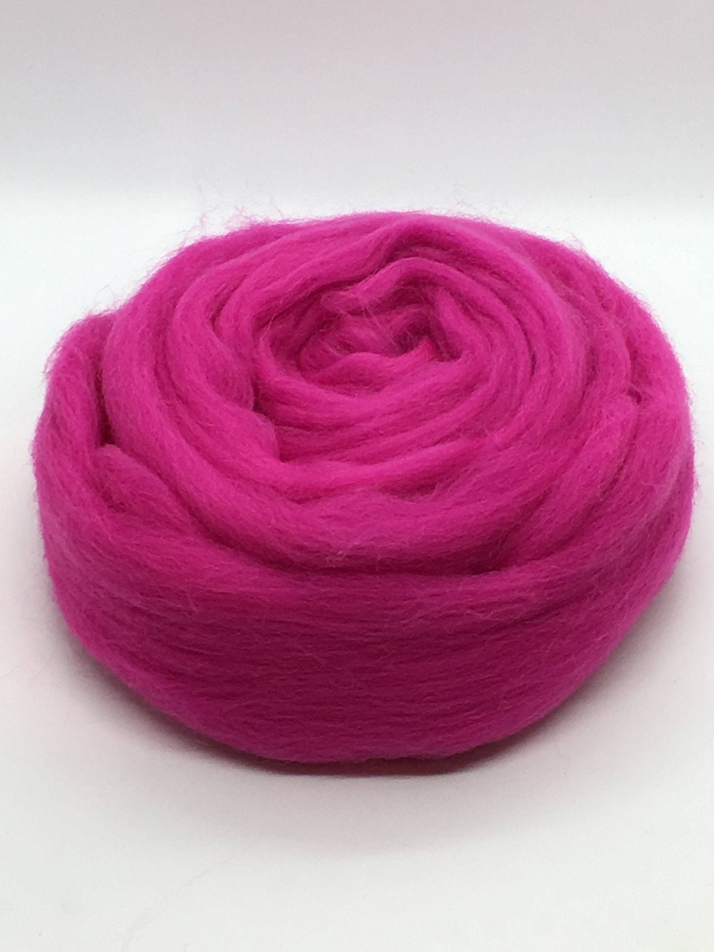 Hot Pink Wool Merino Top Roving - Spin into Yarn, Needle Felt, Wet Felt, Spinning, Felting, Weaving, Knitting, all Crafts