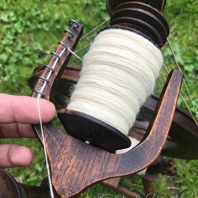 Natural White Wool Roving, Spin wool, Spin Fiber, White Wool Roving, W –  Shep's Wool