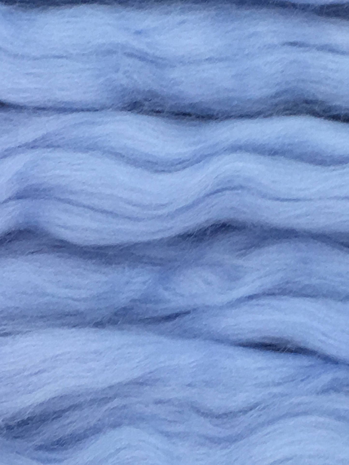 4 oz Blue Merino Wool top Roving- Light Blue, Baby Blue Rove, Blue Craft Wool, Spin Fiber, Felting Wool