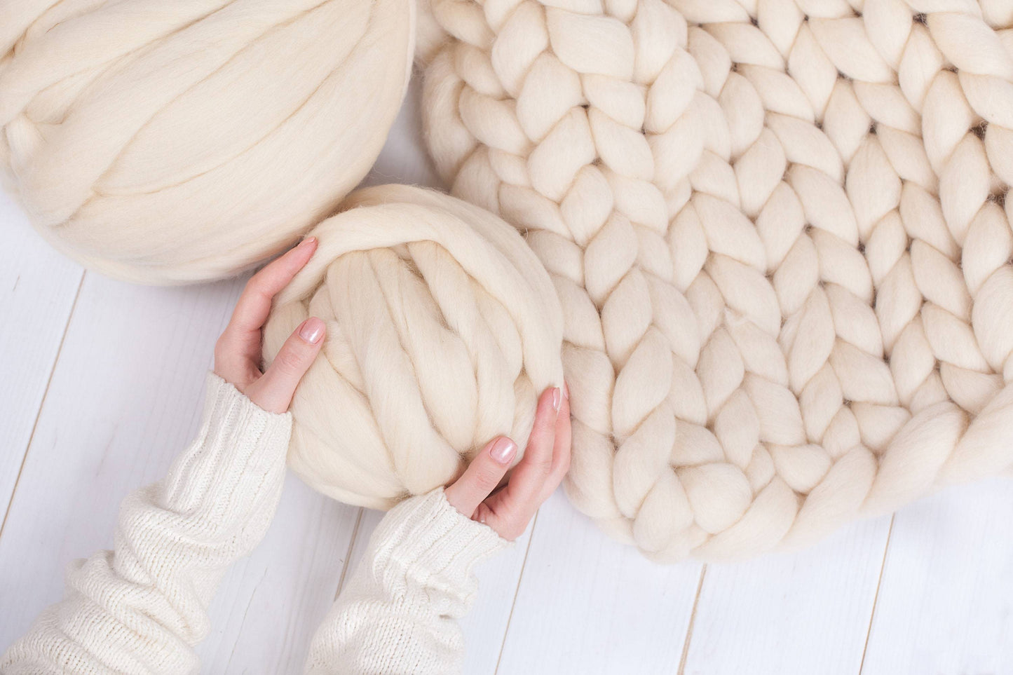 Any good use for those giant chunky yarn/roving knit blankets? : r