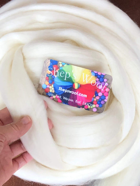 1lb Wool Roving, Wool Roving
