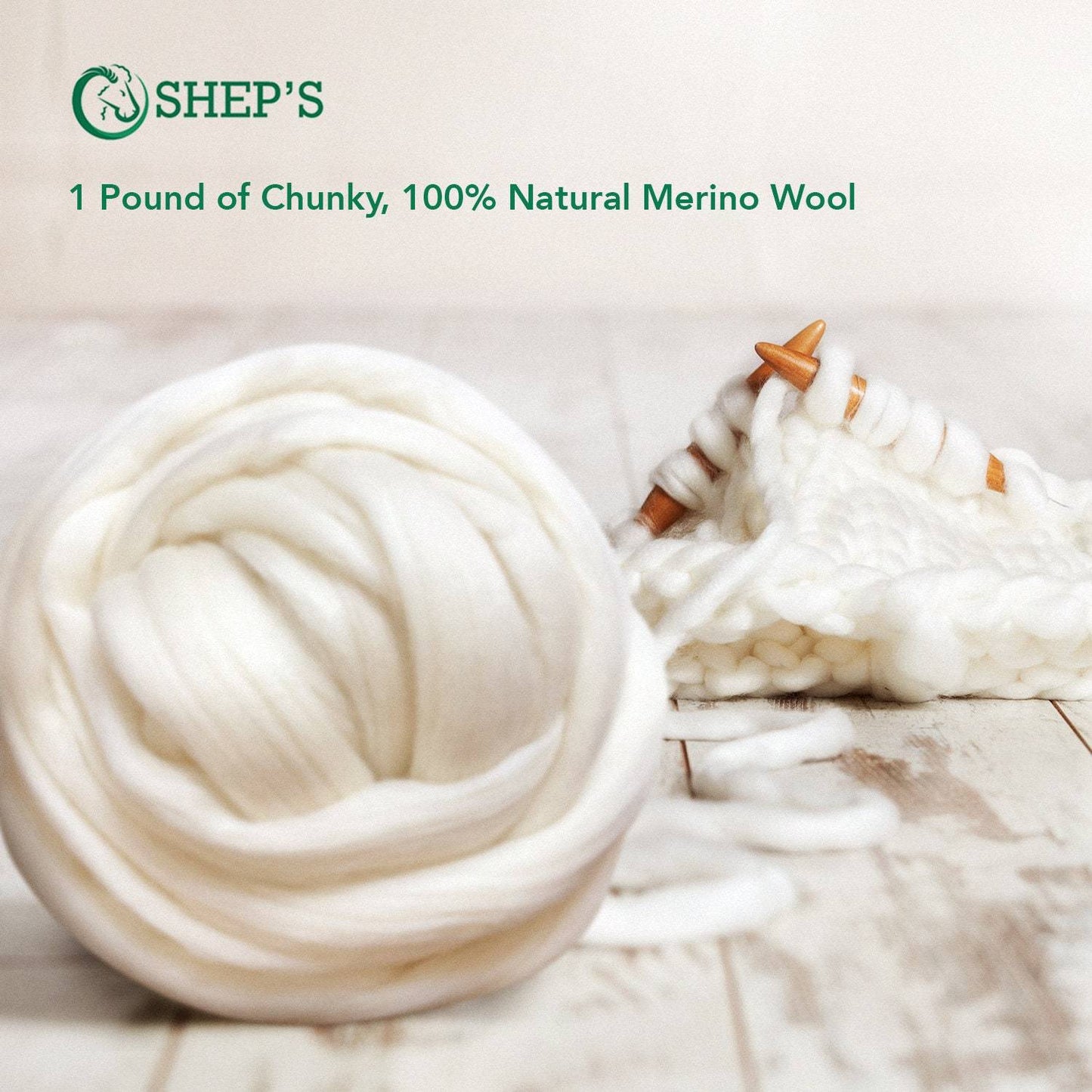 Sheps Merino Wool Chunky Yarn