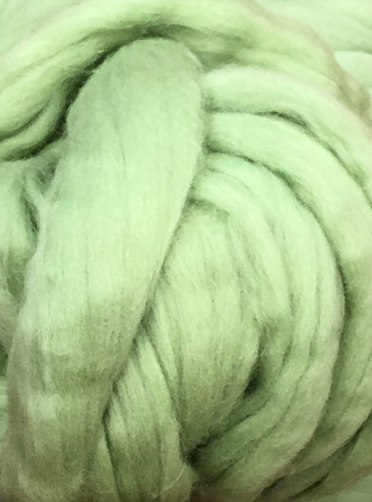 Wool Roving, Mint Green Wool Roving, Spinning wool, Felting Wool, Roving, Roving Wool, Wool Rove, Spin Wool, Wool Roving