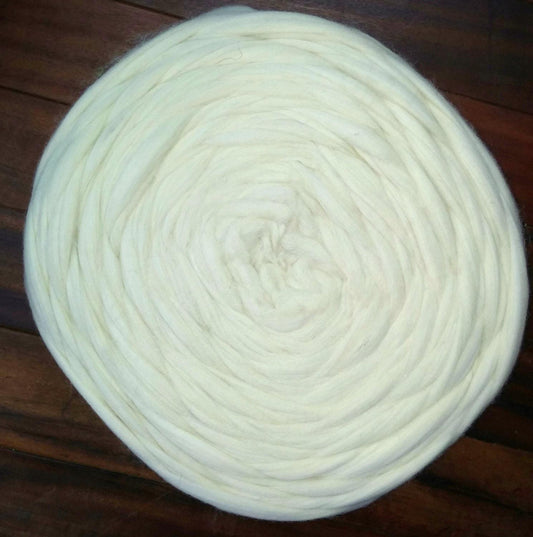 Art Class Wool Roving 30lbs Roll Natural White Wool Top Fiber Spinning, Felting, Knitting, Weaving Wool supplies Wool Bump Wool Supplier