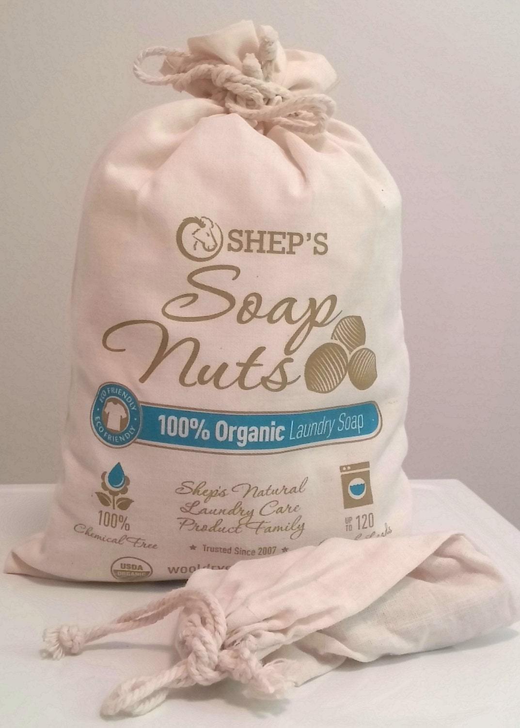 Organic Soap Nuts (Soap Berries) Natural Organic Laundry Detergent and Softener! 1lb, 1/2lb Shep's Soap Nuts