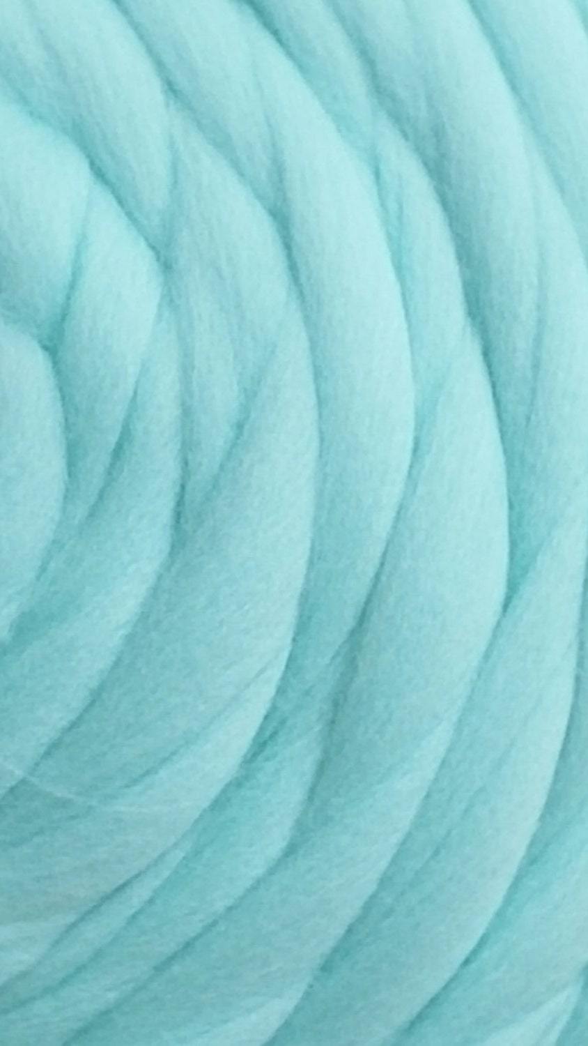 Frozen Blue Merino Wool Roving