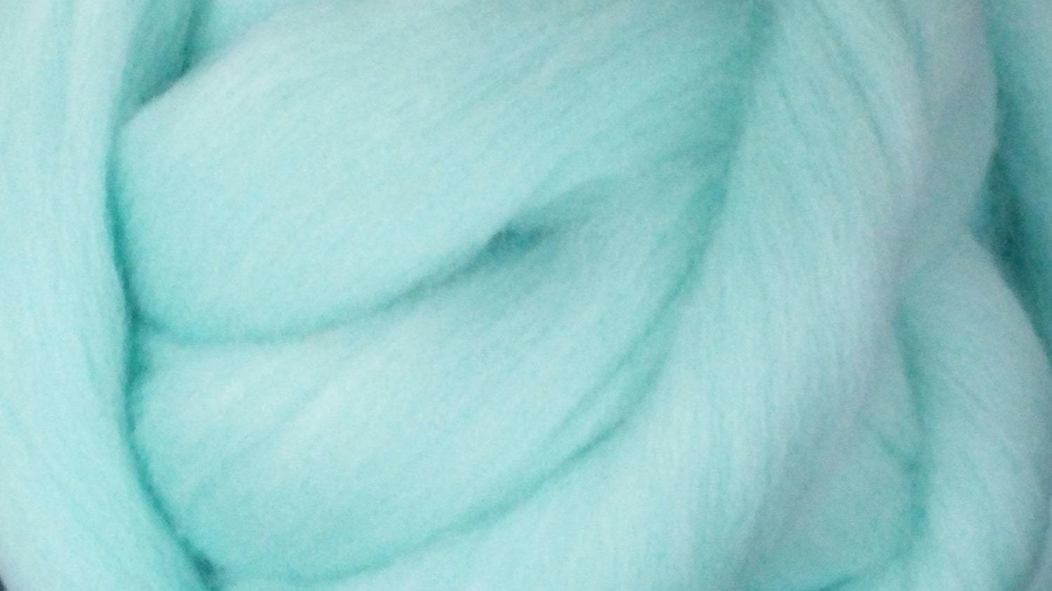 Merino Robins Egg Blue Wool Top Roving