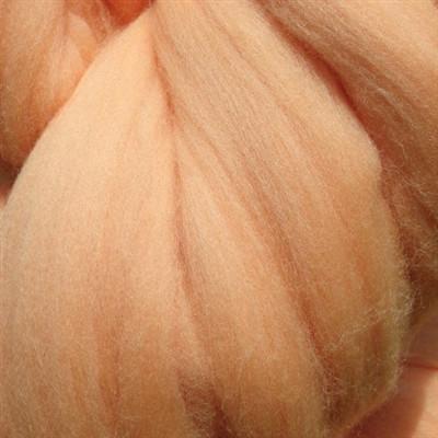 Peachy Merino Wool Roving Top